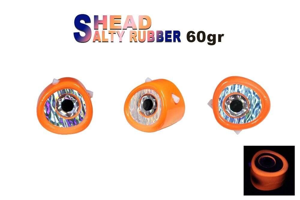 Fujin Salty Rubber Head 60gr Kafa 05 Orange  3D Eye