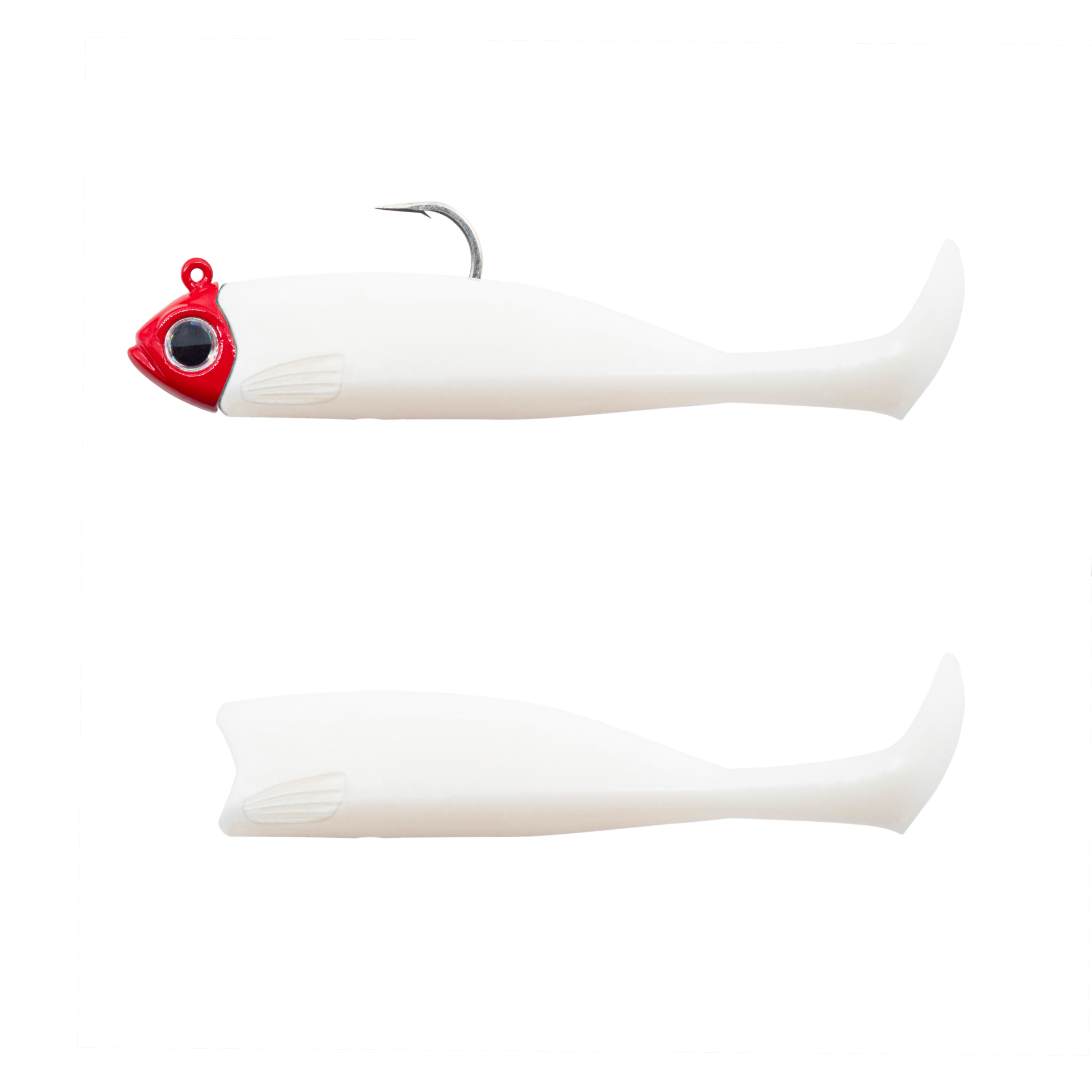Fiiish Master Shad MS100/4 MS4517 Combo Light 8gr W.Coco Redhead