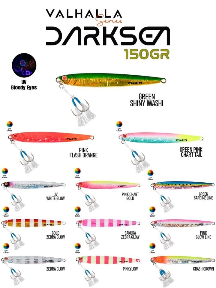 Fujin Valhalla Darksea 150gr Metal Jig Yem